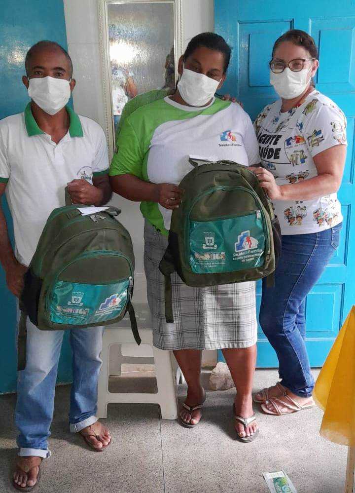 Camacã: Secretaria de Saúde faz entrega de kits de material de trabalho para Agentes Comunitários de Saúde